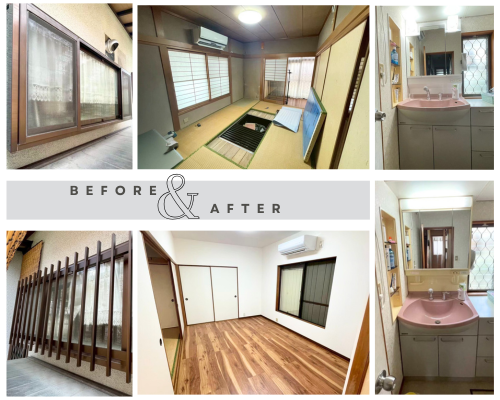 和室から洋室・洗面上部リフォーム アイキャッチ画像